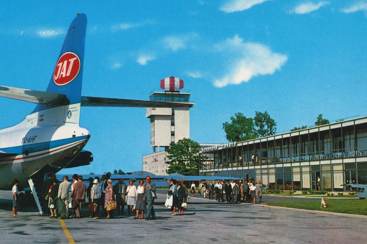 Zračna luka Pleso, oko 1975. godine